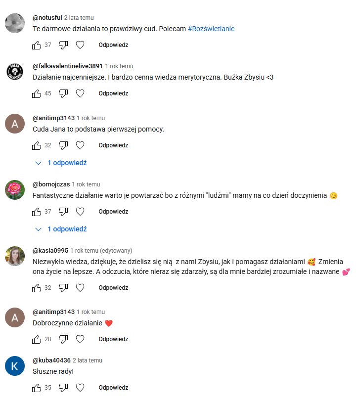 Opinie uczestników na temat odczyniania uroków i klątw