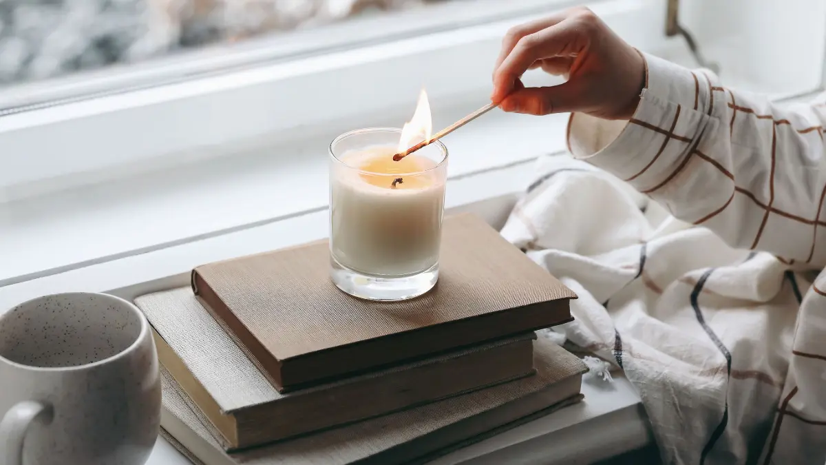Rytuał mocy ze świeczką