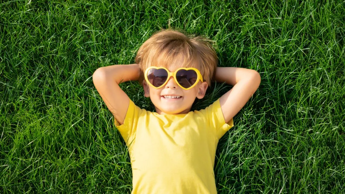 stan piękna, radość dziecka